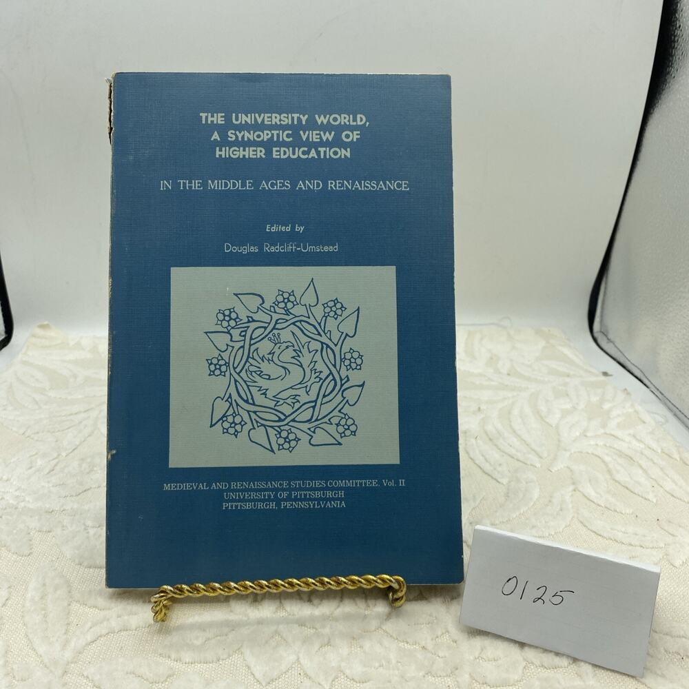 1973 THE UNIVERSITY WORLD SYNOPTIC BOOK EDITED BY RADCLIFF-UMSTEAD -